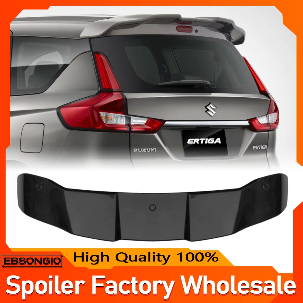 Para Suzuki Ertiga XL7 alerón de techo 2019-205 ABS negro brillante alerón superior trasero alerón deportivo ala Ertiga accesorios de coche