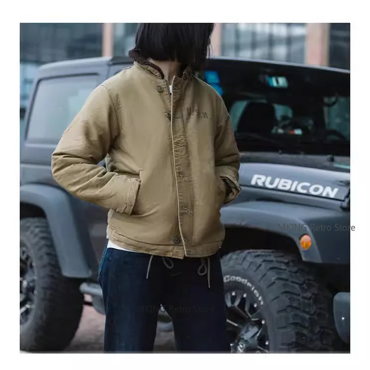 

NON STOCK Navy N-1 Decksuit Men's Thickened DECK N1 Fleece Inner Jacket