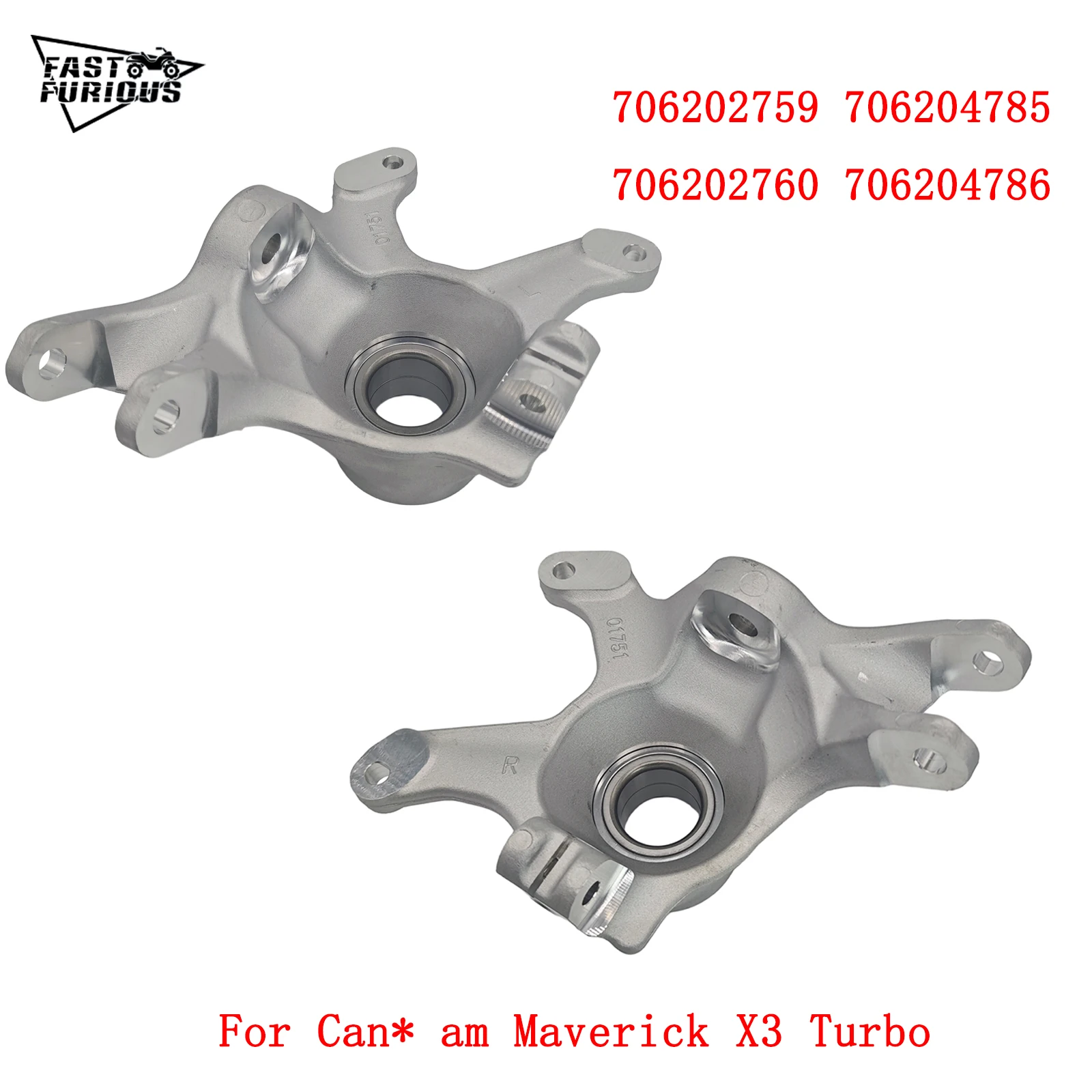 

1 pcs Left or Right Front Knuckle 706202759 706204785 706202760 706204786 For BRP MAVERICK X3 MAX Turbo ATV UTV SSV