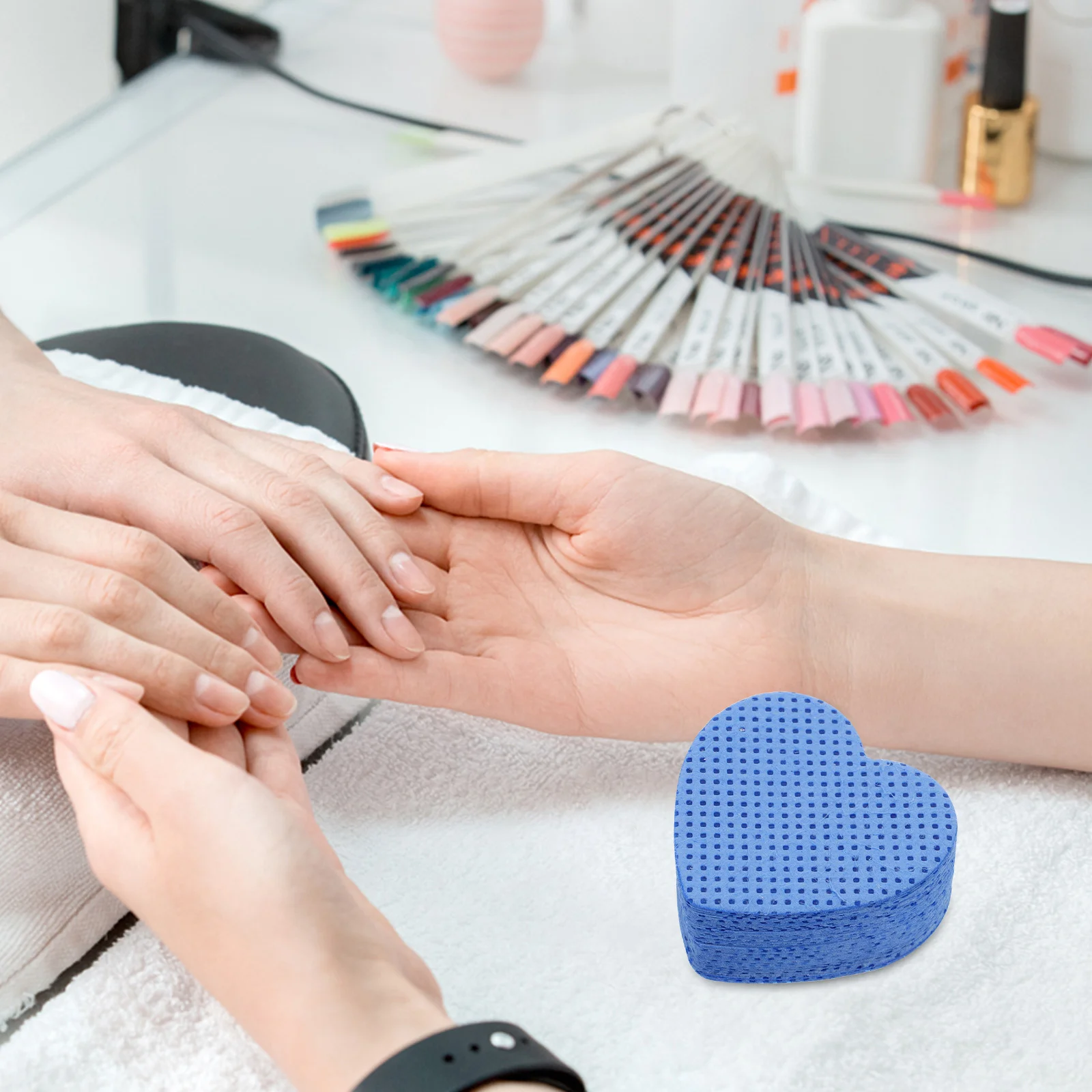 200개 네일 폴리쉬 리무버 패드 부드러운 면 물티슈 젤 딥 파우더 매니큐어 속눈썹 연장 제거 여행용 일회용