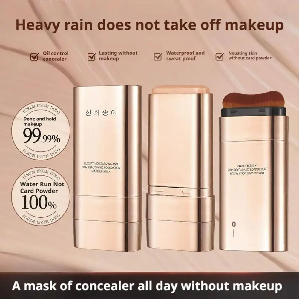 Concealer Foundation Stick Langdurige donkere cirkel Lichtgewicht ademend Hydraterende waterdichte gezichtsconcealercrème