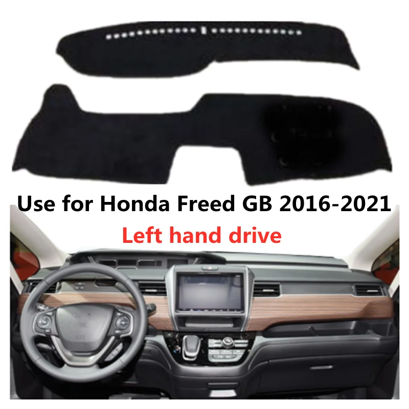 

Taijs Left Hand Drive High Polyester Fiber Car Dashboard Cover Mat for Honda Freed GB 2016 2017 2018 2019 2020 2021 Anti-light