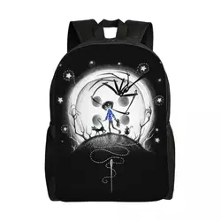 Zaino per Laptop Coraline personalizzato uomo donna Bookbag Casual per studenti della scuola universitaria borse per film Horror di Halloween