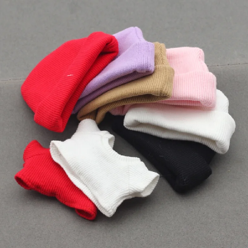 For Labubu Clothes Set Cute Pink Sitting Party Heartbeat Macaron Wearable Clothing Hat Set Casual Solid Color Design Clothing image 6