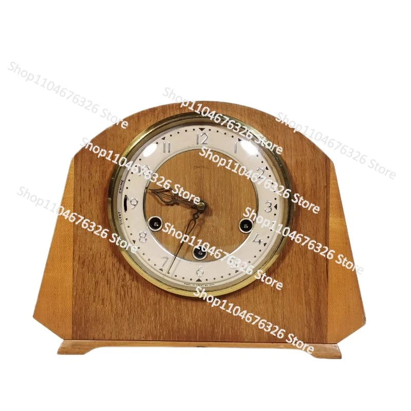 

European Fireplace Clock, British Desk Clock, Music Ringing Clock, Old Object, Four-tone Clock Function Is Normal