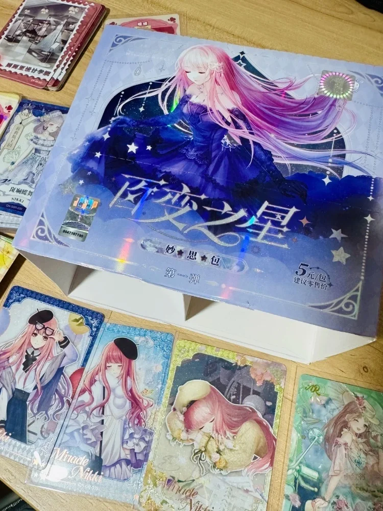 KAYOU Genuine Miracle Nikki Cards Variety Stars Wonder Pack Anime Peripheral Collection Cards Girls Toys Gifts