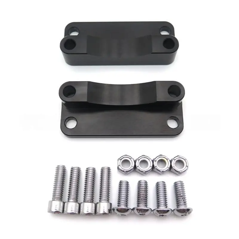 A33K-Front Fender Spacer Bracket Relocator Kit For 1993-2013 Touring Road King Road Glide Street Electra Glide