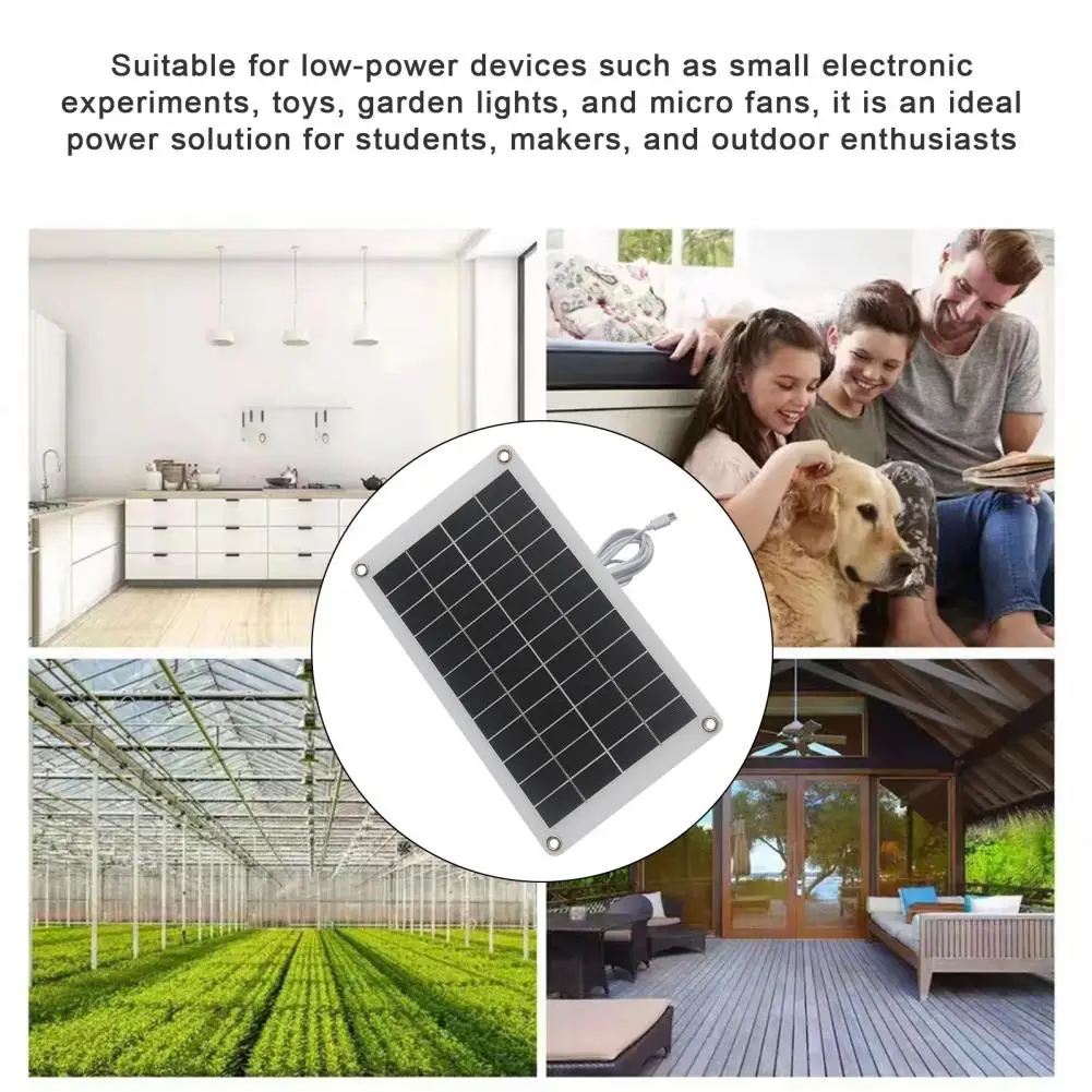 High-power Solar Panel 12v 10w Solar Panel High Conversion Efficiency Power Supply Automatic Charging System Easy Installation