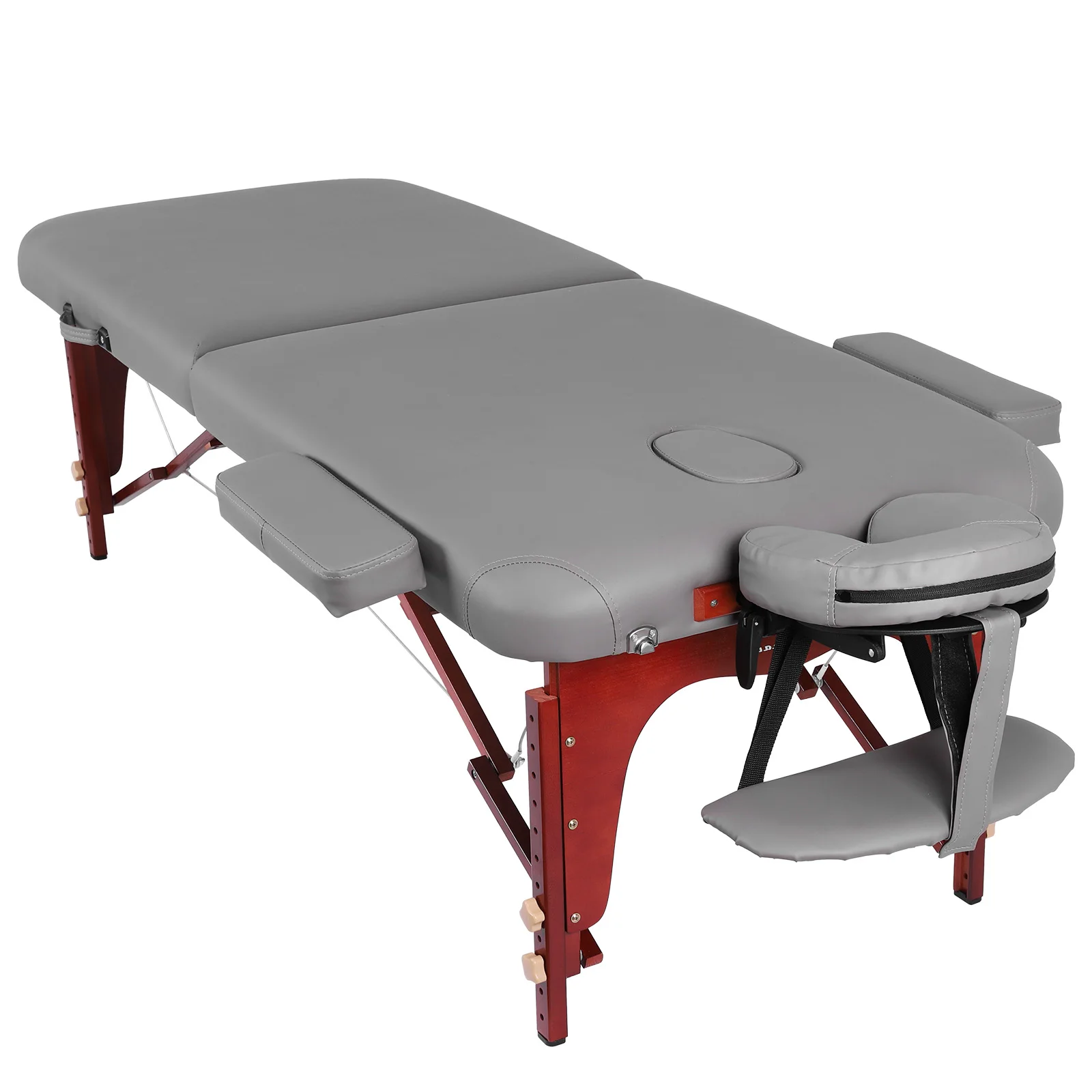 طاولة تدليك واسعة قابلة للتعديل لارتفاع سرير إعادة تأهيل الكى مع حقيبة حمل لمحلات العلاج الطبيعي #1