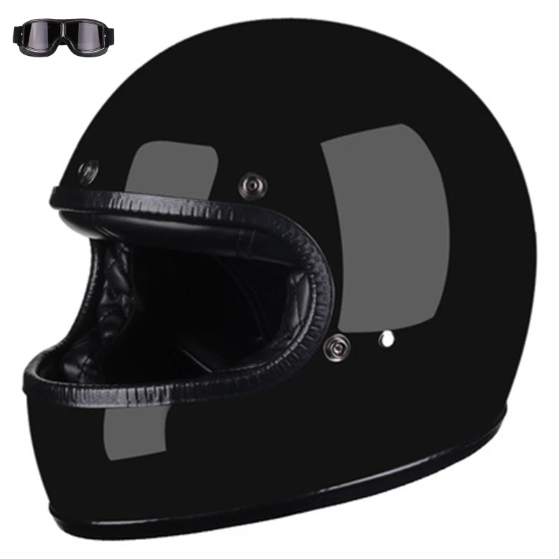 Motocross Racing Modular Cascos Para Moto Men Women Fashion Full Face Motorcycle Helmet S M L XL Gloss Black