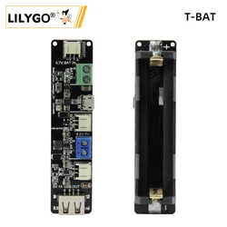 Lilygo®Ttgo T-BATバッテリーホルダー、ソーラー充電、パワーチップ、18650バッテリー開発ボードで使用可能、cn3065