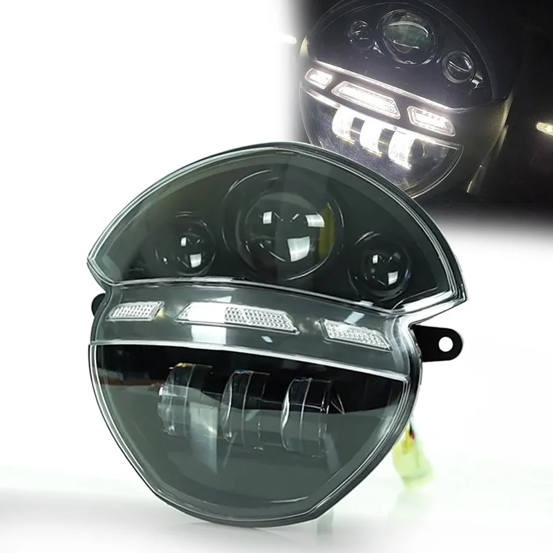 12V Motorcycle Light Assembly DRL Headlamp HI/Lo Beam LED Headlight For Ducati Monster 695 696 795 796 ABS 1100 S EVO 2008-2015