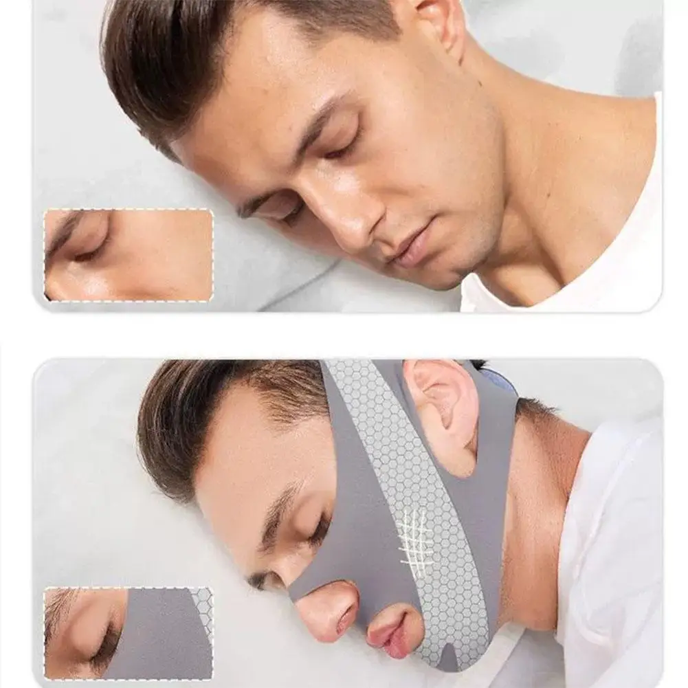 V Face Lifting Bandage Face Sculpting Sleep Mask Breathable Elastic Lifting Tightening Chin Up Strap Slimming Beauty Tool - view 3