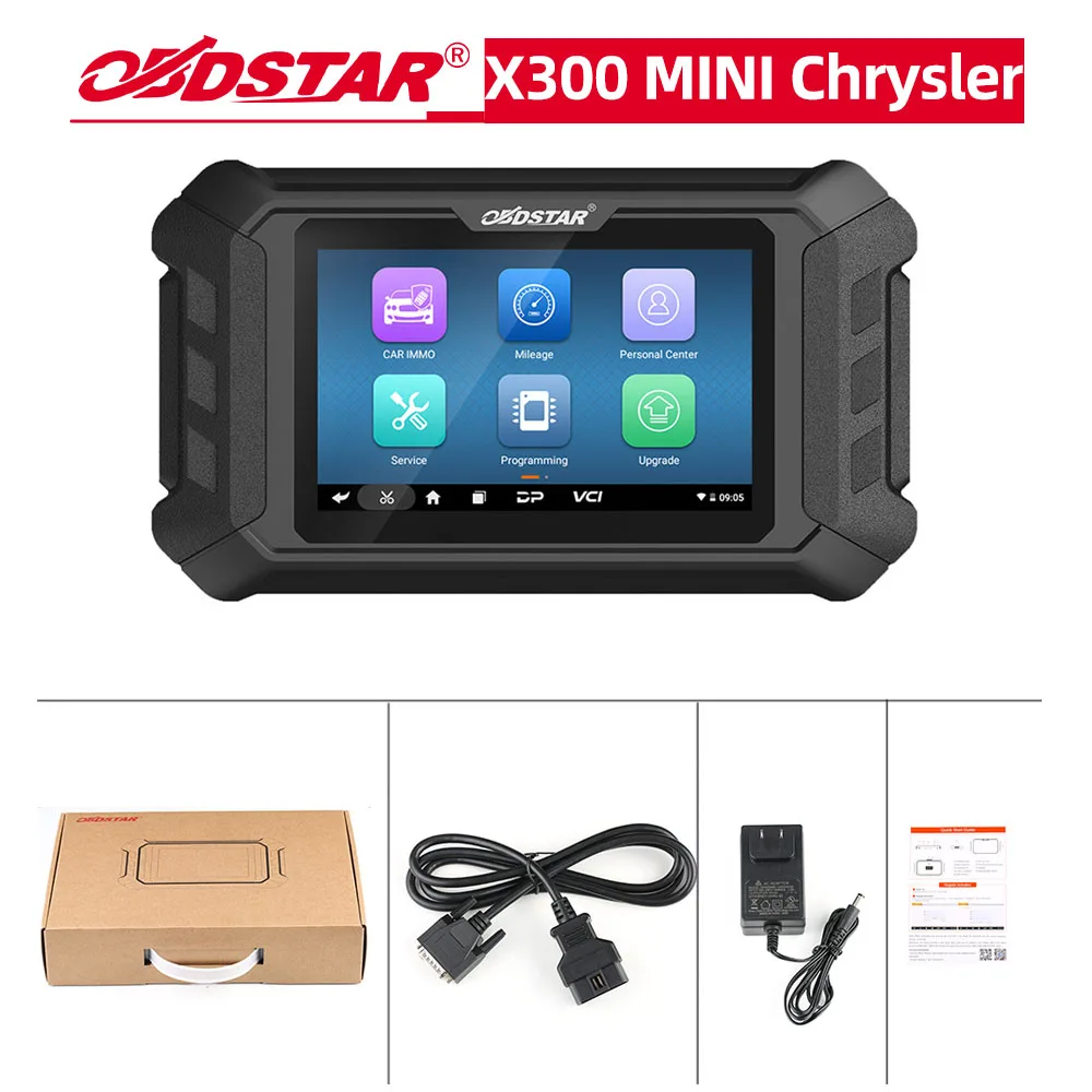 

OBDSTAR X300 MINI for Chrysler/ Dodge/ Jeep Key Programmer and Cluster Calibration Support Oil/ Service Reset OBDII Diagnosis