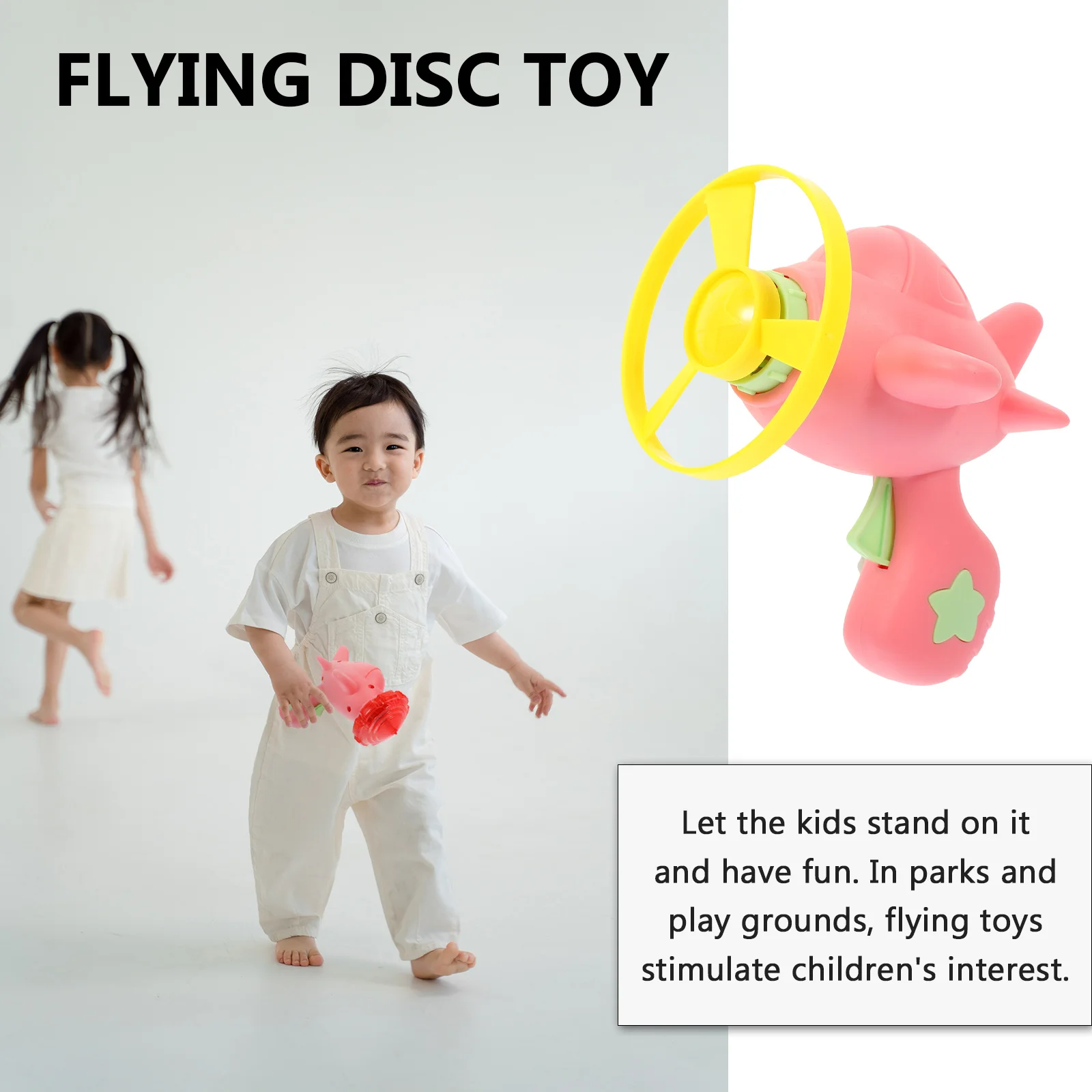 

Bamboo Dragonfly Fish Flying Saucer Disc Toys Shape Kids Plastic Funny Outdoor Child-friendly Indoor and