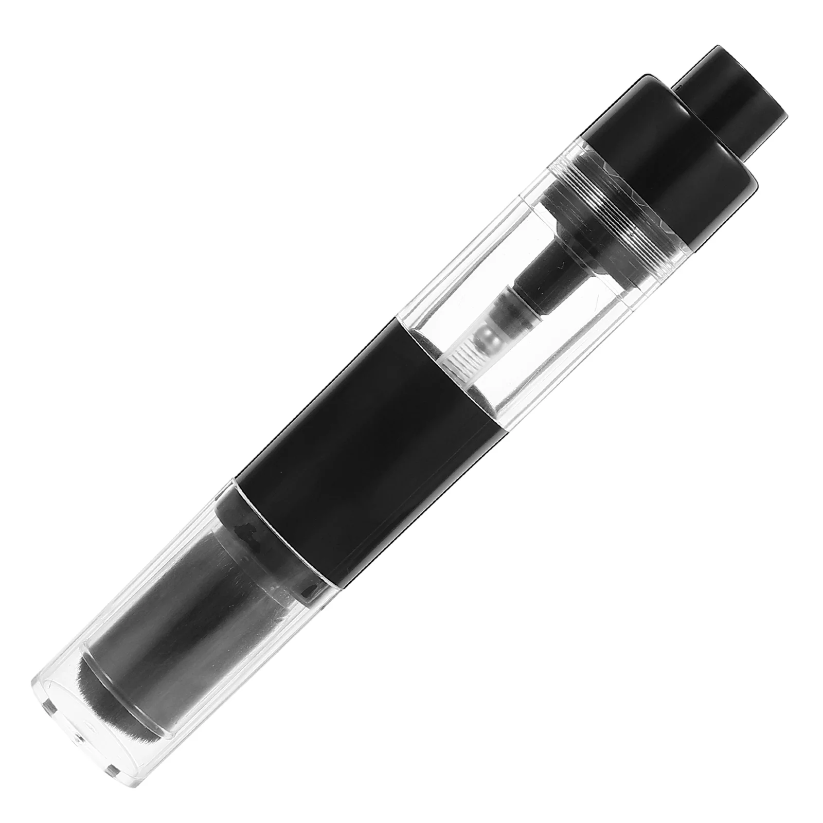 

Refillable Loose Bottle Press Foundation Brush Nail Dust Blush Portable Travel Makeup Brushes With Black Button Fiber For