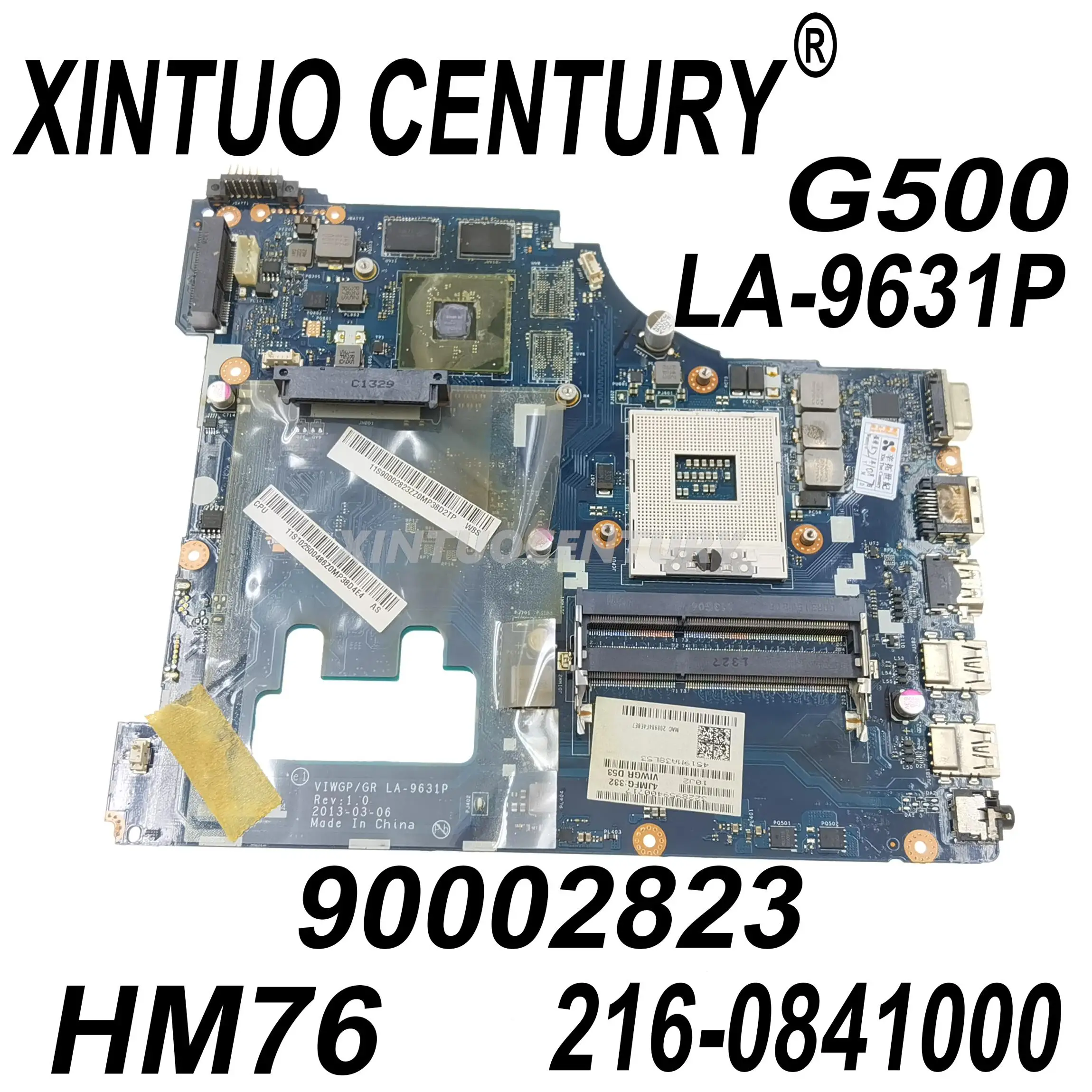 LA-9631P for Lenovo G500 Laptop Motherboard with PGA989 HM76 HD8570M 2GB GPU Support i3 i5 i7 CPU DDR3 100% Test Work