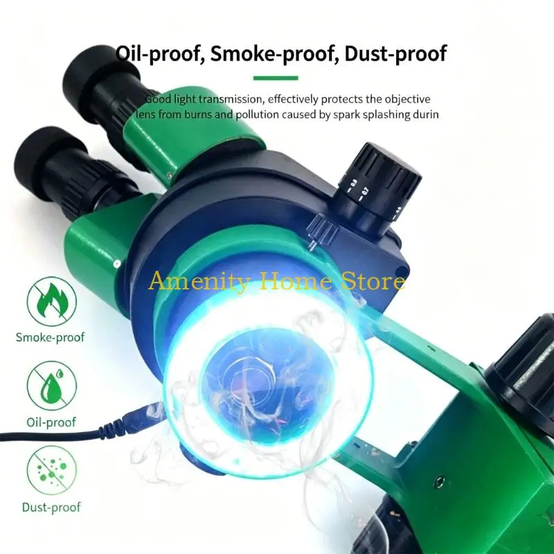 F26C Microscope LED Ringing Light ABS Materials Anti Shock Design For Scientific Research Industry Laboratory Education