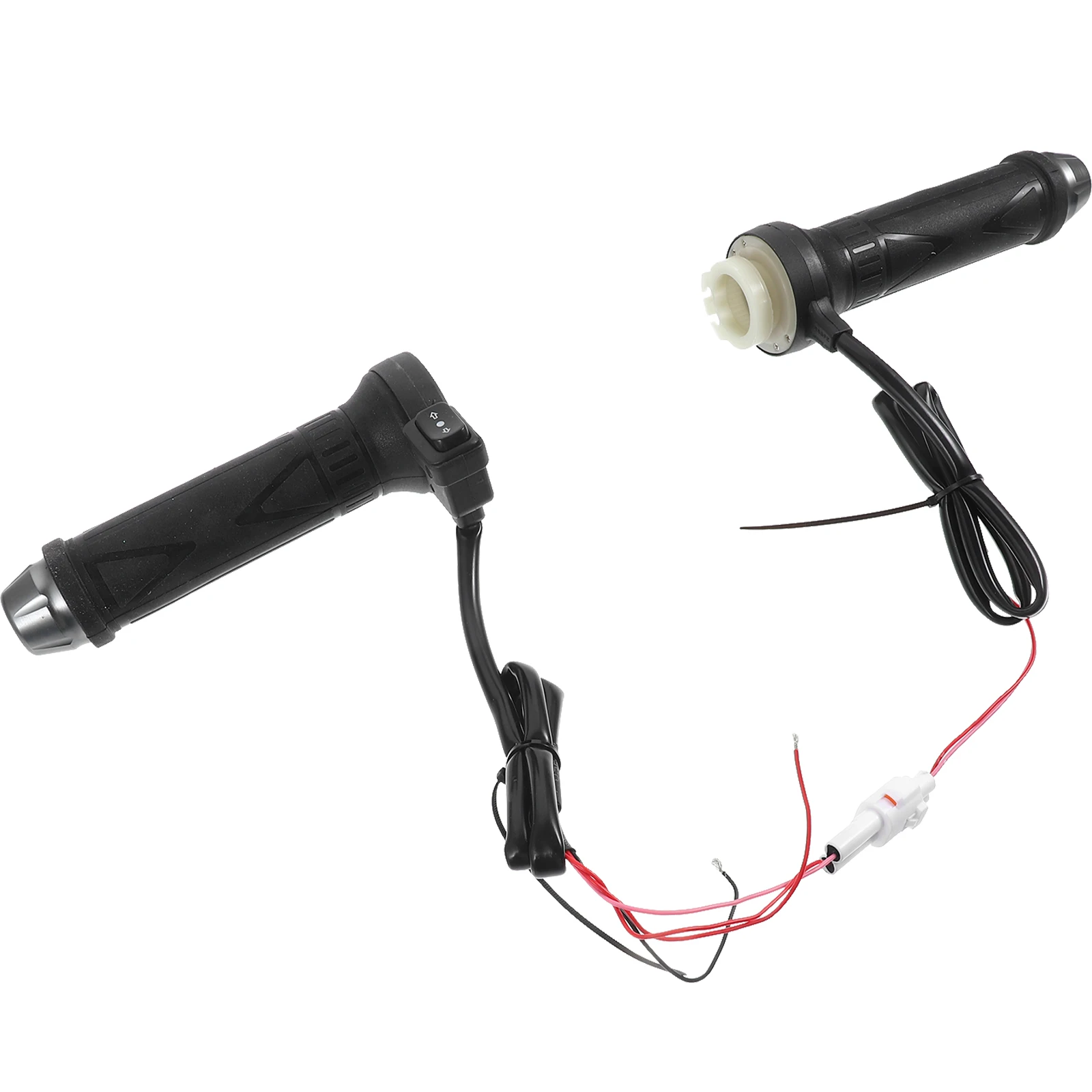 

2Pcs Heated lebars Motorcycle Heating H Grip Winter Warm Supplies ABS Rubber Durable Practical Outdoor Cold Weather