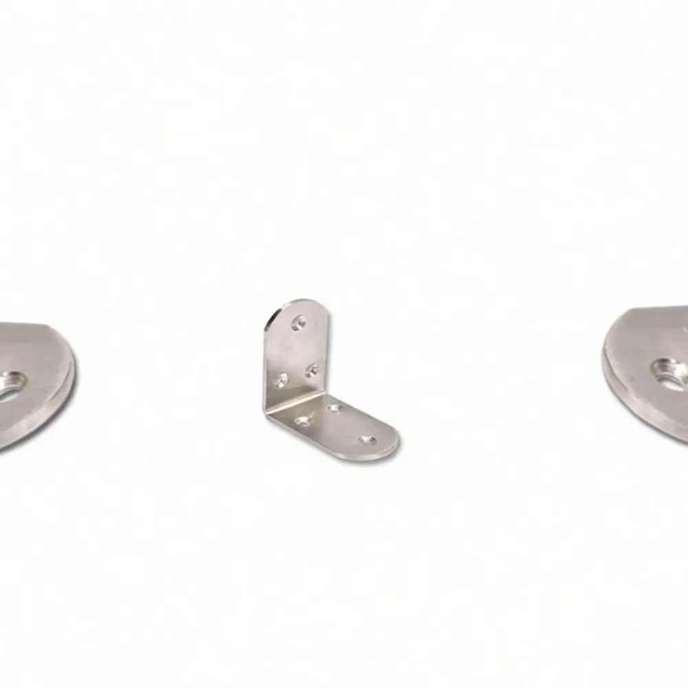 Stainless Steel L Shaped Corner Bracket Joint Fastener For Furniture Woodwork Reinforcement Support Hardware Accessory