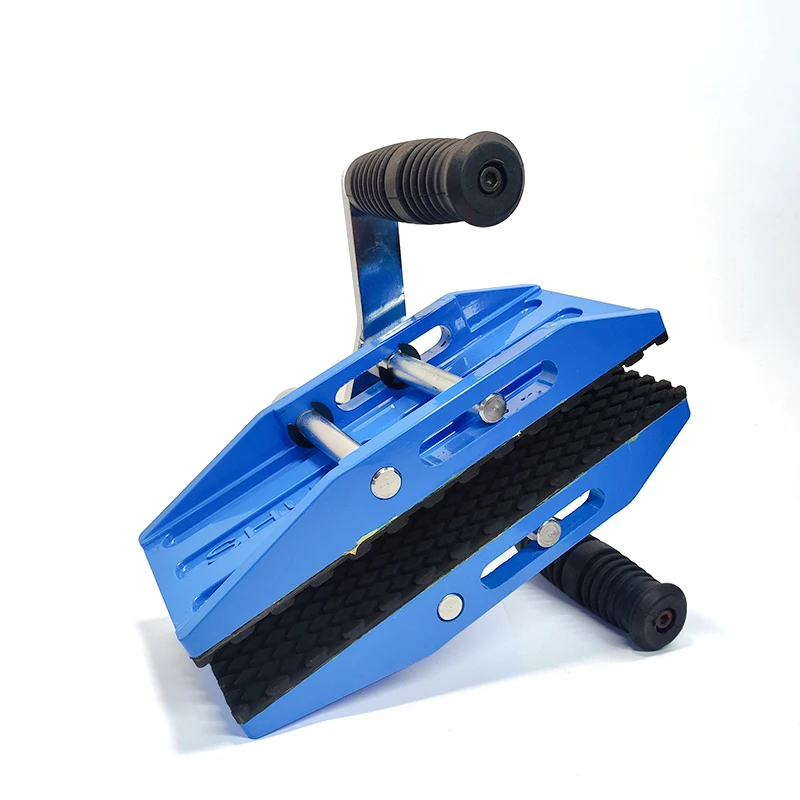 Double Handed Stone Carrying Clamps with Rubber-lined Porterage Tools for Transporting of Glass Slabs/Metal Sheet/Granite