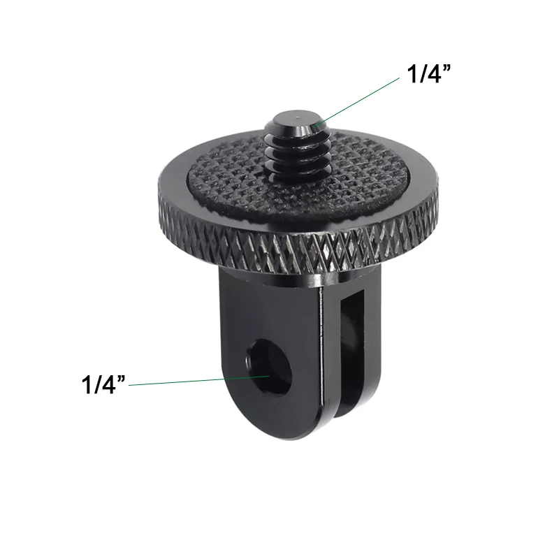 1/4 Inch Screw Tripod Adapter 360 Rotating Mount Holder for Go Pro 13 12 11 10 9 Insta 360 X5 X4 X3 DJI OSMO 360 Action Camera
