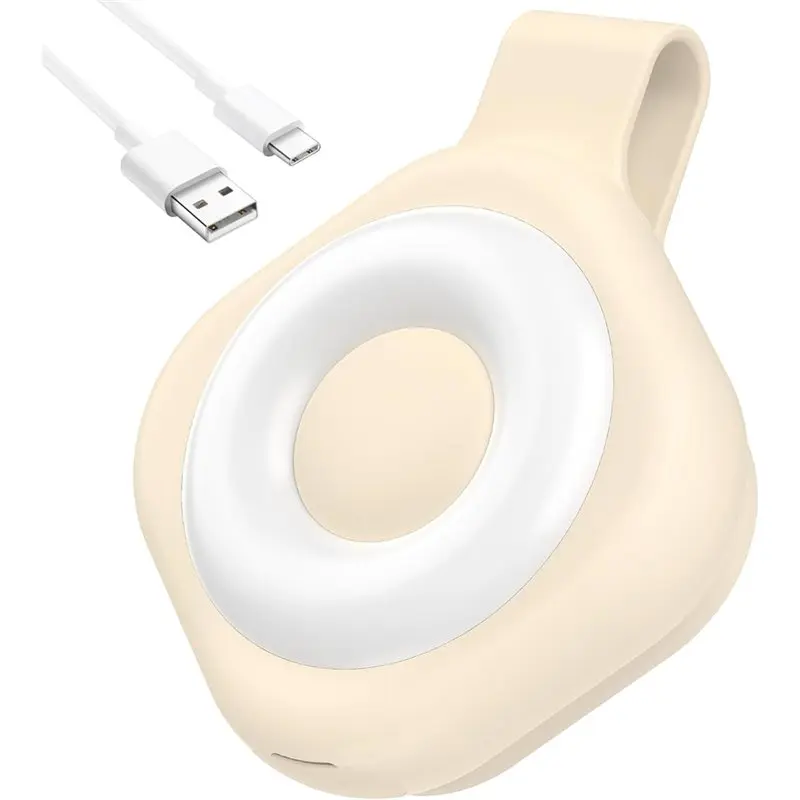 

A63K-Night Light Clip For Badge - Rechargeable Magnetic Badge Light With 6 Brightness & 3 Color Modes,Running Lights
