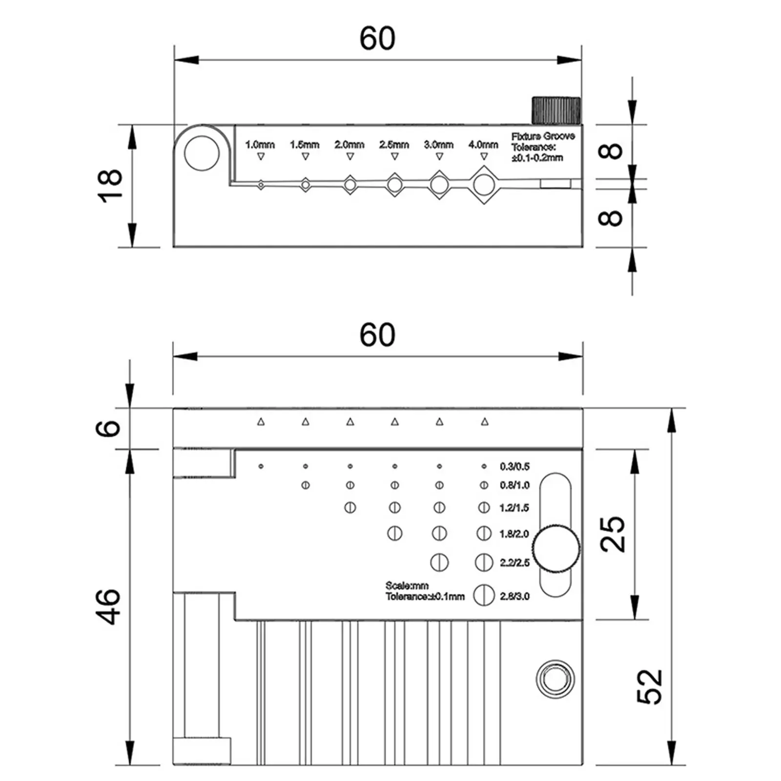 Dowel Jig Kit Puncher Positioners Metal Adjustable Positioning Power Tool