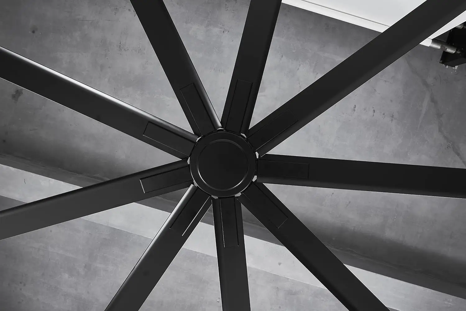 Ventilador de teto industrial com motor DC de 96 polegadas, ventiladores de teto externos internos ou cobertos com classificação úmida para casa