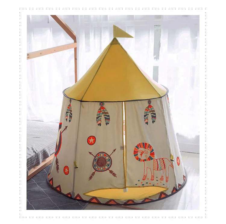 Tragbare Baby zelte Schloss kinder spielen Haus Camping Spielzeug Tipi  Prinz Faltzelt Geburtstag Weihnachten im Freien Geschenke Raum dekor neu -  AliExpress 26