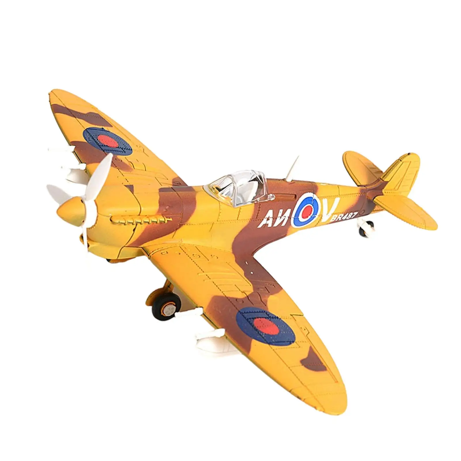 Ensemble de blocs de construction d'avion de chasse 3D, modèle d'avion de chasse créatif, décor de bureau de bricolage, collection de jouets à assembler, échelle 1/48