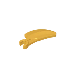 Gobricks GDS-90490 Barb / Claw / Horn / Tooth with Clip,Curved compatible with lego 16770 Assembles Building Blocks