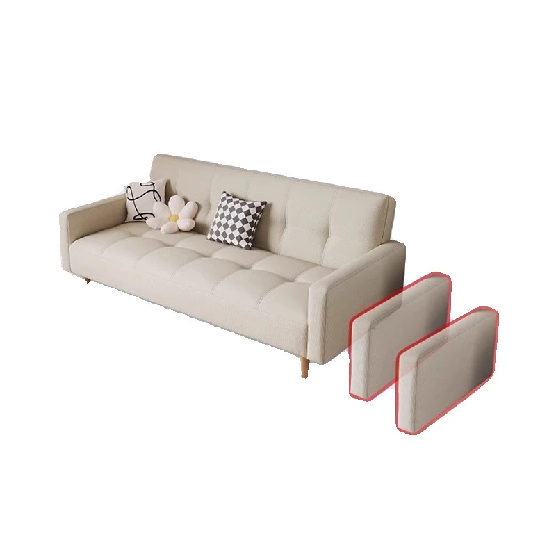 

Sofa living room small apartment new modern simple rental apartment folding