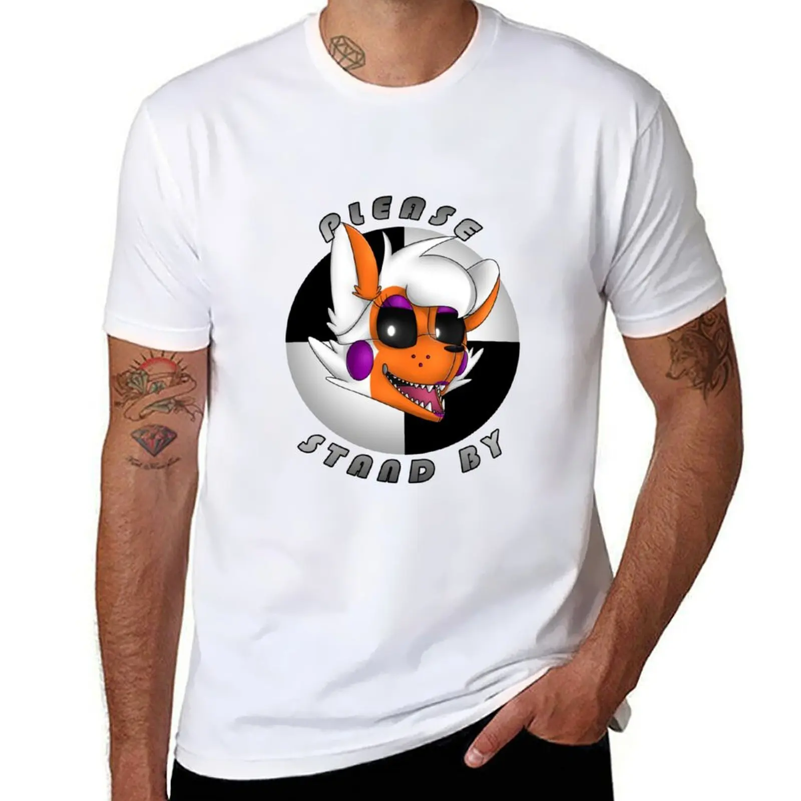 

Please Stand By T-Shirt men t shirt cotton 100% t shirts for man graphic tees T-Shirt