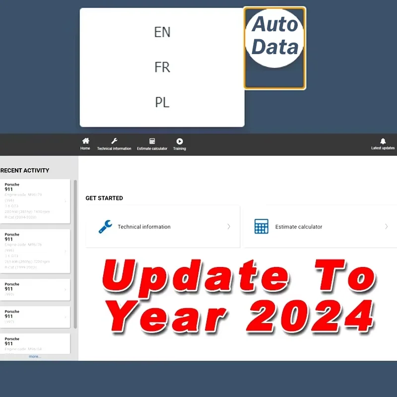 Upgrade to 2025 Workshop Pack Online Account for alldata USA auto-data Hay-nes-PRO WIS ServiceBox Elsa Win Dialogys