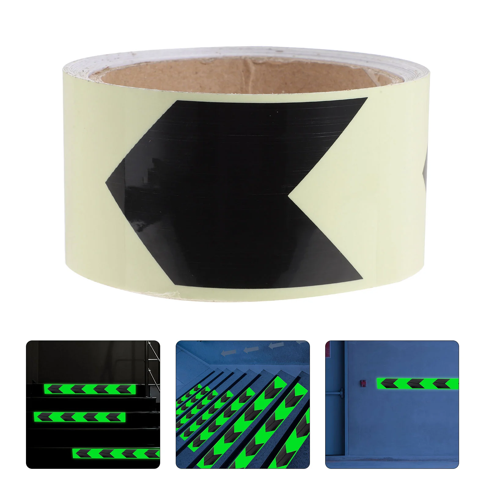 Pipeline Reflective Tape Duct Glow Pvc Sticker Luminous for Directions Indication