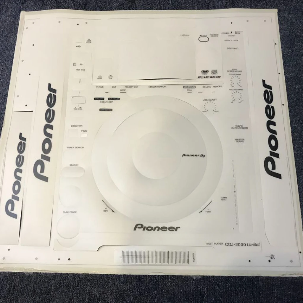 

DJ sticker CDJ2000Limited disc player panel protective film white limited stock