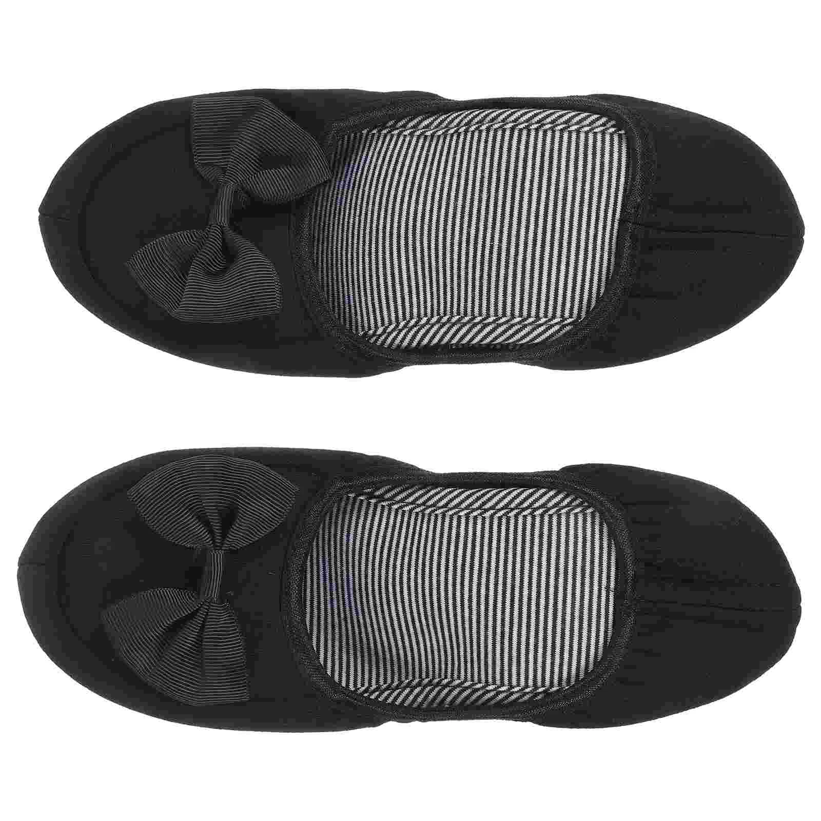 

24 5cm Cotton Slippers Folding Loafer Women Portable Women's Flat Shoes Sock Household