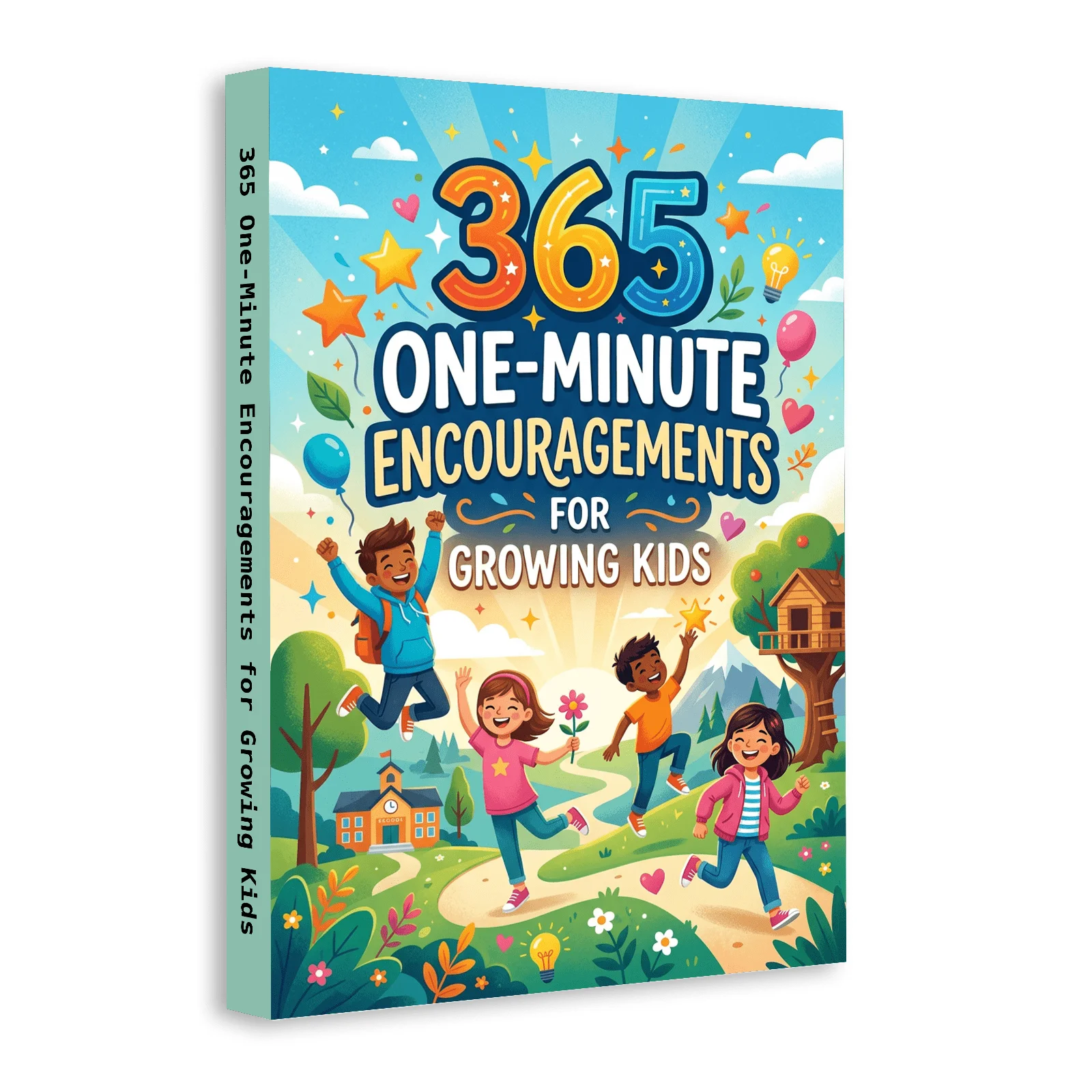 365 Encouragements d'une minute pour les enfants en croissance – Affirmations positives quotidiennes, stimulation de la confiance et de l'estime de soi
