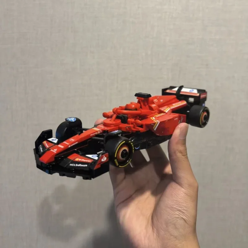 صالح 77242 77243 سرعة SF-24 RB20 F1 اللبنات نموذج الطوب سوبر سباق السيارات لعب عيد الميلاد هدايا عيد الميلاد ديكور المنزل