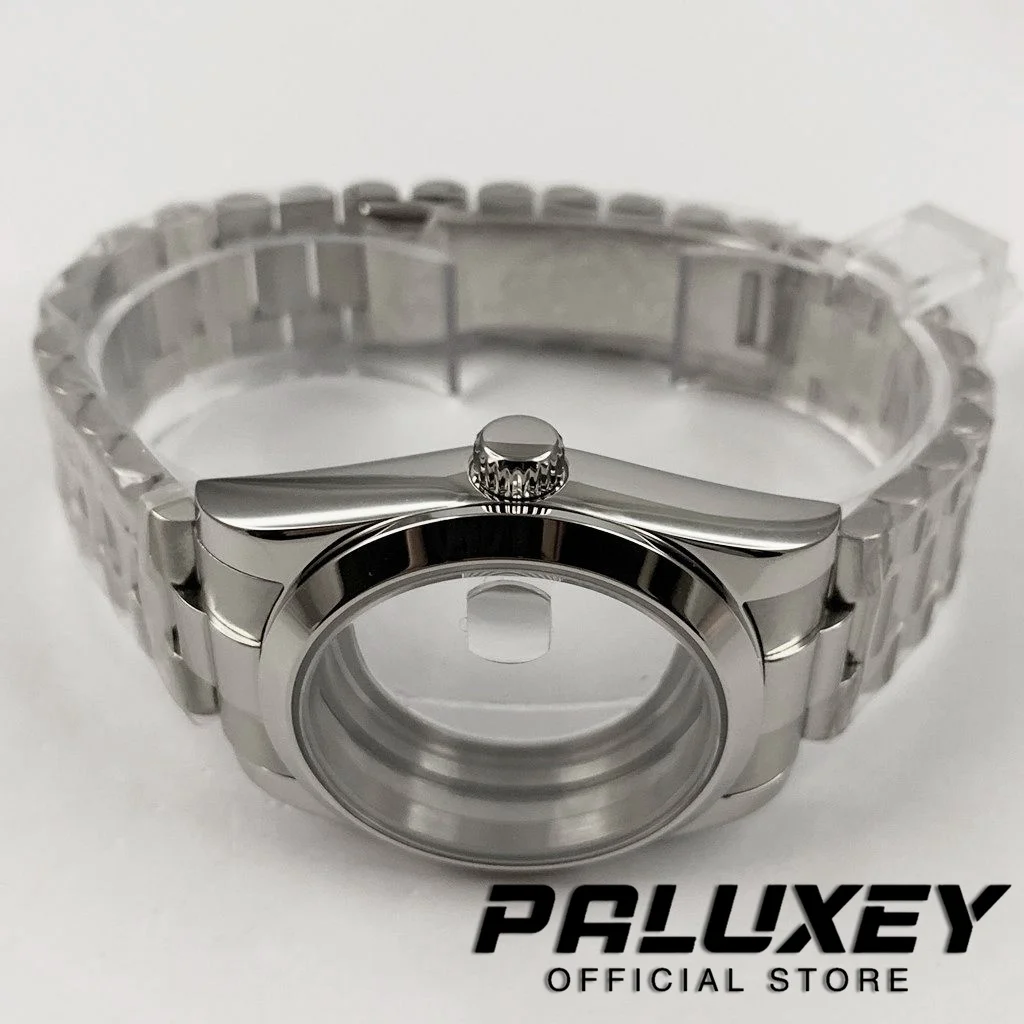 Корпус часов из стали 316l с сапфировым стеклом 36 мм/40 мм и ремешок президента для механизма NH35/36 ETA 2824 PT5000