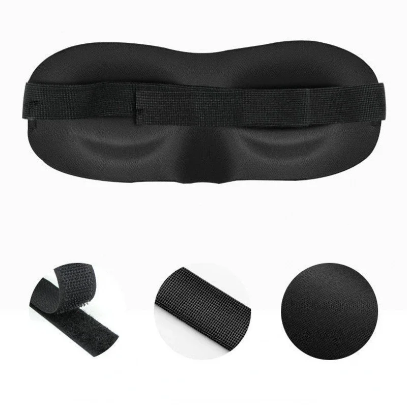 Masque de sommeil 3D, Patch oculaire bloquant la lumière, doux, rembourré, repos du sommeil, aide à la relaxation, bandeau, ombre faciale, patchs pour les yeux