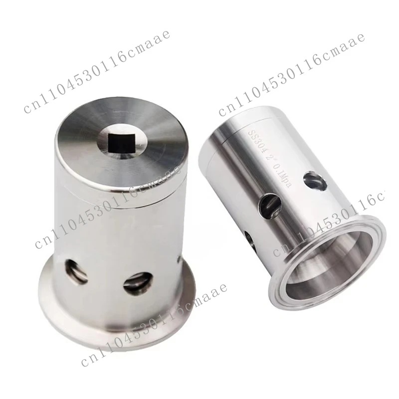 Stainless Steel SS304 SS316L Adjustable Sanitary Pressure Relief Valve Vacuum Ventilation Valve