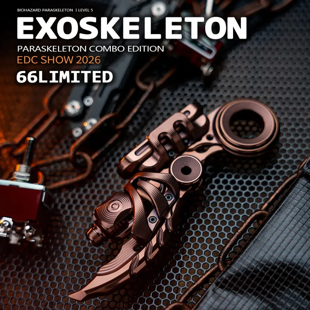 

WANWU EDC Antique Bronze Stainless Steel Exoskeleton Mechanical Magnetic Sliders Accessories Stress Relief Toy