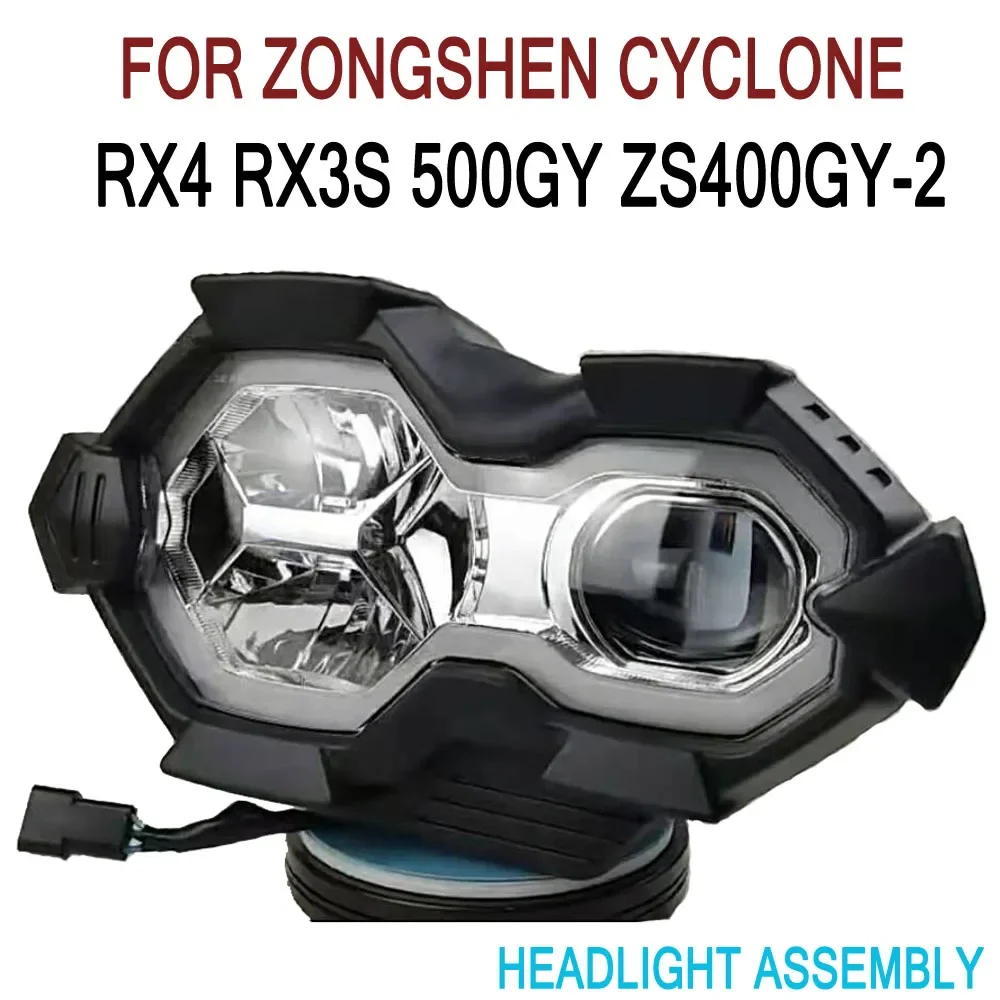 

ZongShen Cyclone RX3S RX4 500GY LED Headlight Moto Front Light For ZongShen Cyclone RX3S RX4 500GY