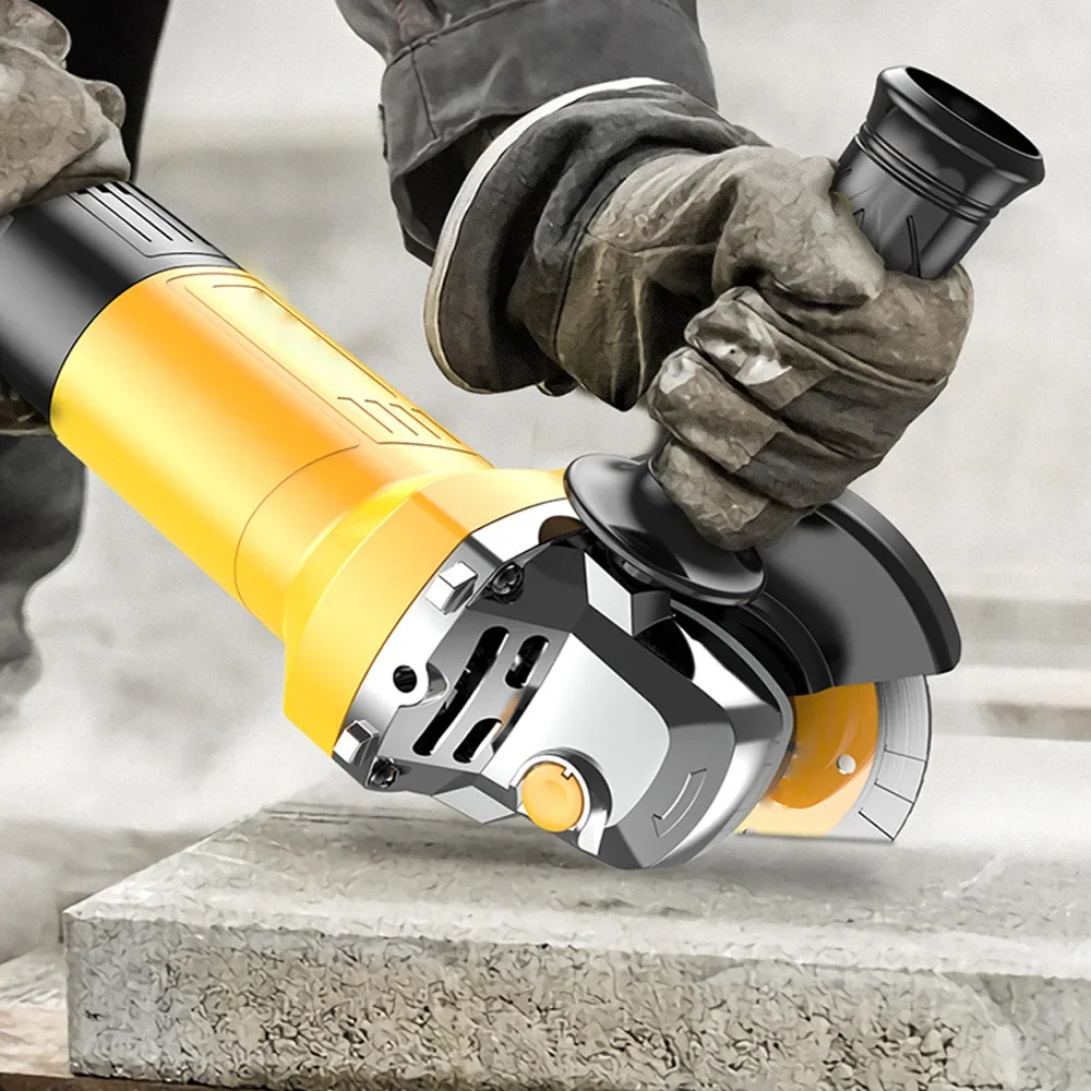 125mm Angle Grinder 1050W Electric Angle Grinder 6-Variable Speed 11000RPM Cutting Machine Grinding Metal Angular Power Tool