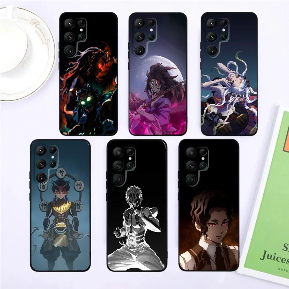 D-Demon S-Slayer Twelve Kizuki Phone Case For SamsungS24,S23,S22,S21,Ultra Pro S10,S30Plus,S9,20lite Black Cover