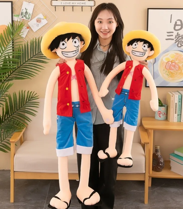 

One Piece 125cm Cartoon Joba Luffy Doll Plush Toy Doll Sleeping Large Multi-size Throw Pillow In Bed Pillow Birthday Gift