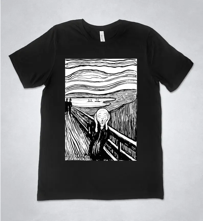 Edvard Munch - The Scream 1893 Mono Shirt