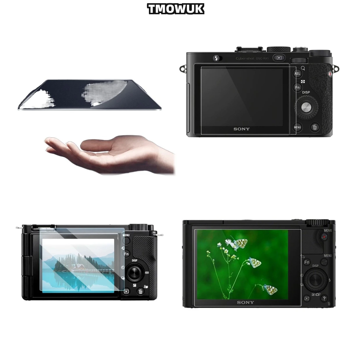 

For A6600 A6000 A6300 A5000 A6500 NEX6 NEX-5N NEX-7 Anti - UV 9H Tempered Screen Protective Film